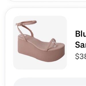 Blush Thin Strap Sandals